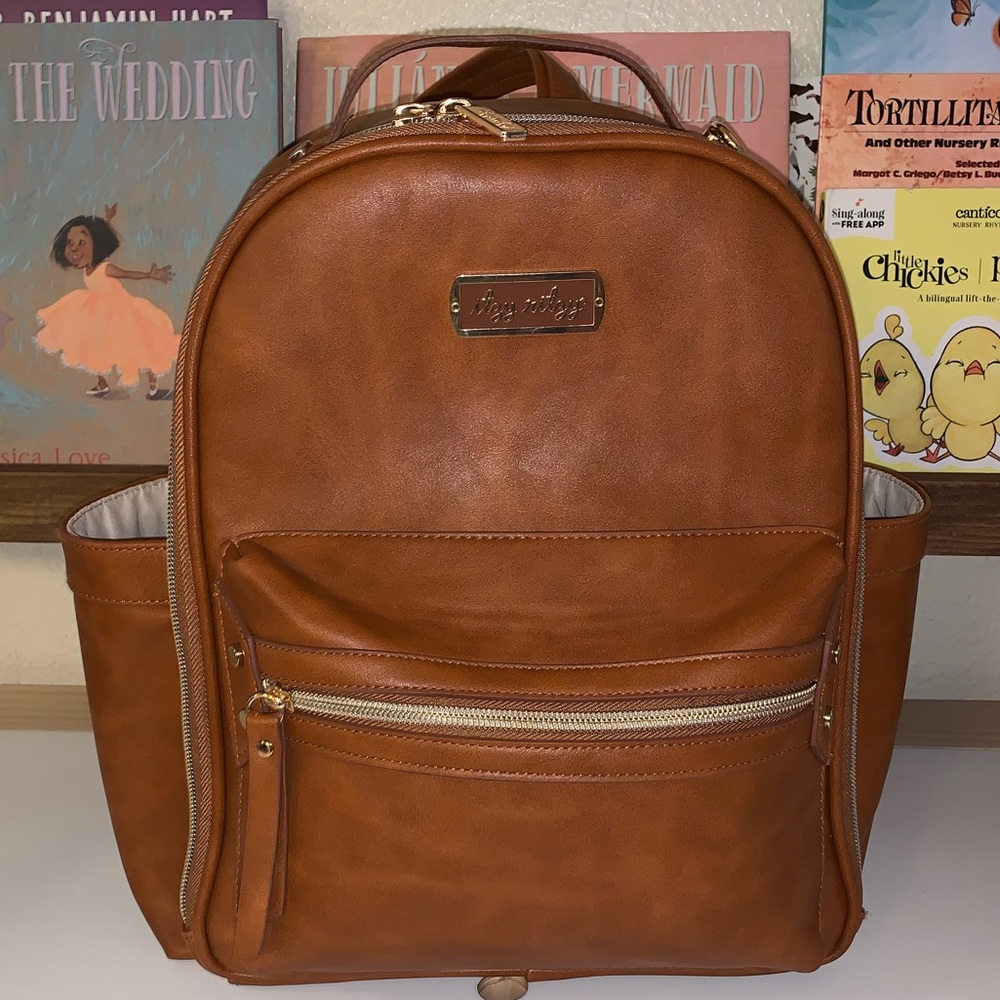 Itzy Ritzy Mini Cognac Diaper Bag